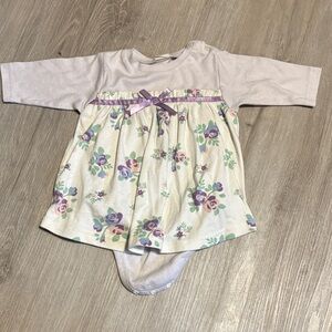 Floral Baby Dress with Long Sleeves